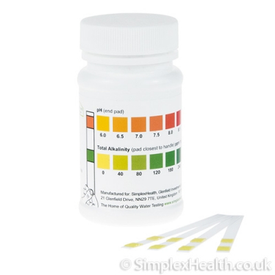 SimplexHealth Wassertest für pH & Alkalinität (TA) (50 Stück)