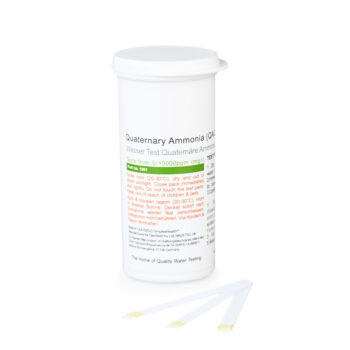 Wassertest Quaternäres Ammonium Teststreifen 0-10000ppm (50 Stück) (QUAT)
